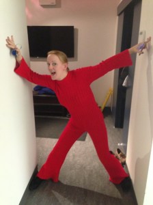 Red Thing = Ridiculous Posing