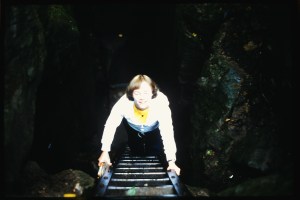 Mom at Scenic Caves... Can't lie - kinda want to put on some big glasses and recreate this photo.